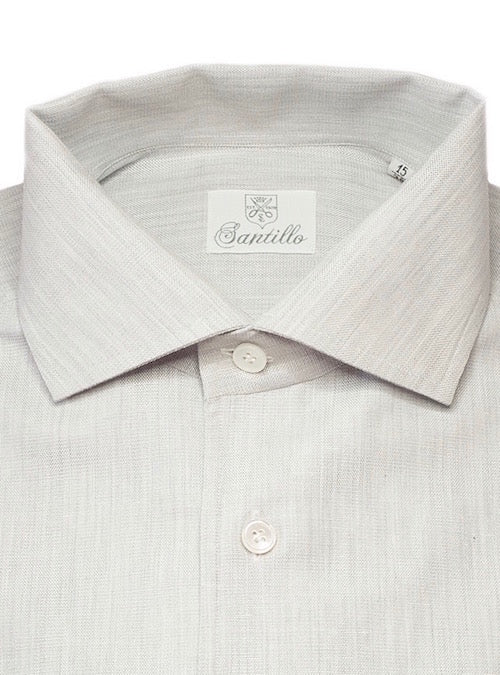 AMALFI  grey chambray cotton shirt