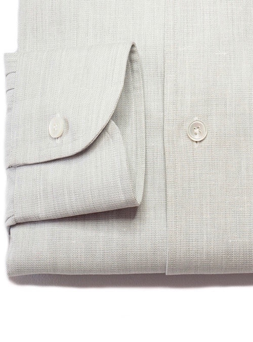 AMALFI  grey chambray cotton shirt