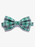 ARVO emerald tartan ready-tied flannel Bow tie