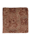 BALMORAL cinnamon vintage paisley pocket square