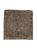 BALMORAL sand vintage paisley pocket square