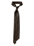 BLIGNY hazelnut chevron wool tie
