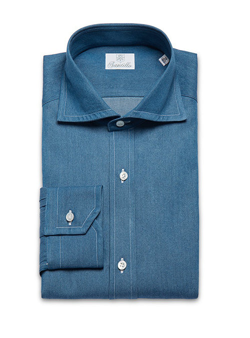BLUES DENIM Cotton Shirt