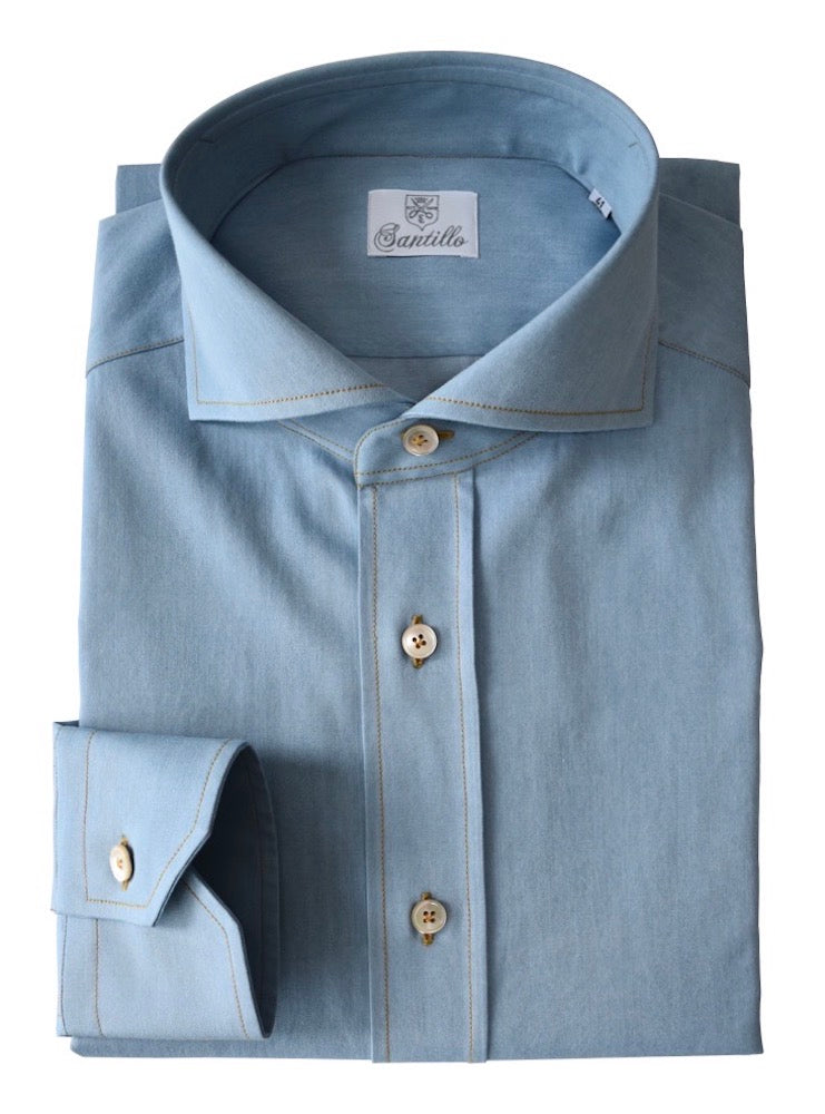 GIGI DENIM  Strong Washed Cotton Shirt