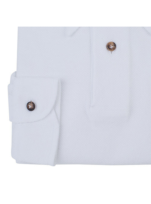 BORG exclusive white cotton  radici patrimonio 1970 polo