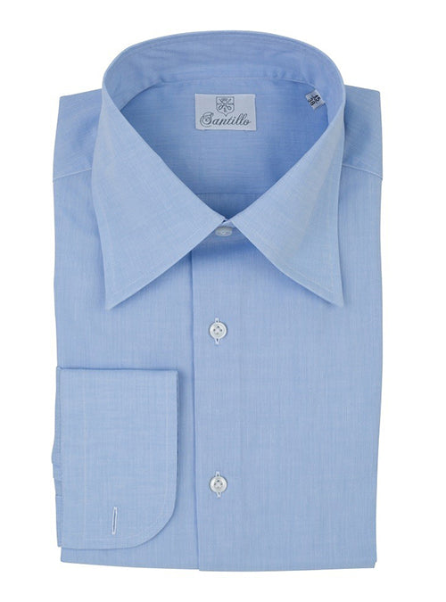 BRERA azure mussola cotton shirt
