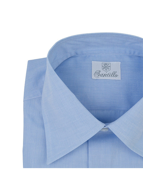 BRERA azure mussola cotton shirt
