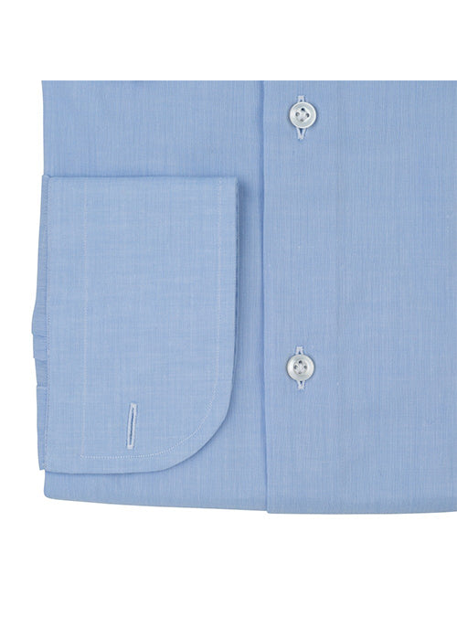 BRERA azure mussola cotton shirt