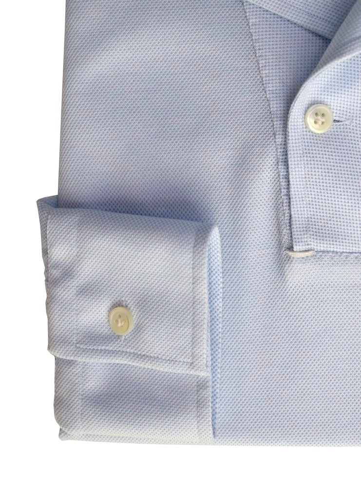 BAGNARA pale sky blu radici patrimonio 1970 polo