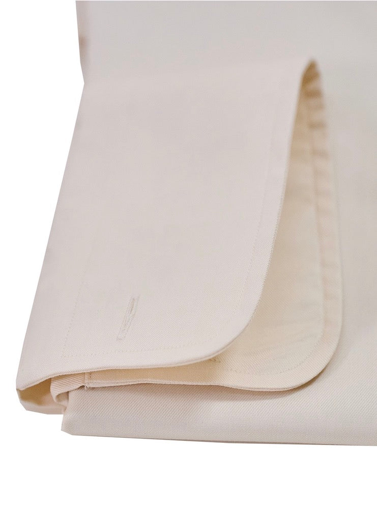 CAROTENUTO Ivory Twill Cotton Shirt