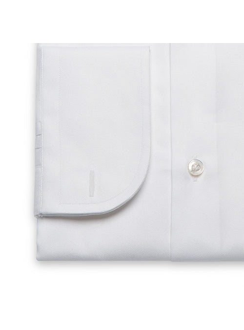 CAROTENUTO White Twill Cotton Shirt