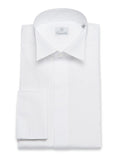 CIAMBELLO' White Popeline Cotton Shirt