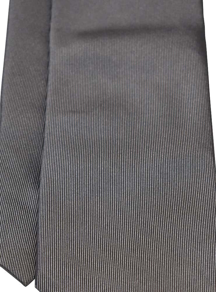 SATIN solid medium grey silk ties
