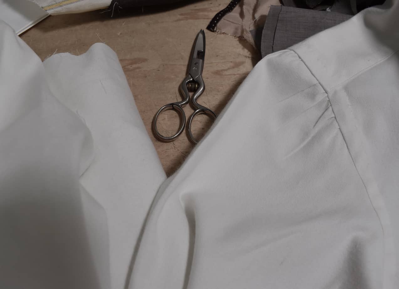 Shirt in making.