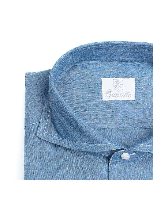 DEAN DENIM Chambray Cotton Shirt