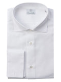 EXETER  white double twisted cotton shirt