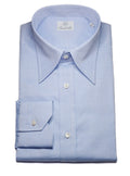 ESPRESSO BADGE azure cotton shirt
