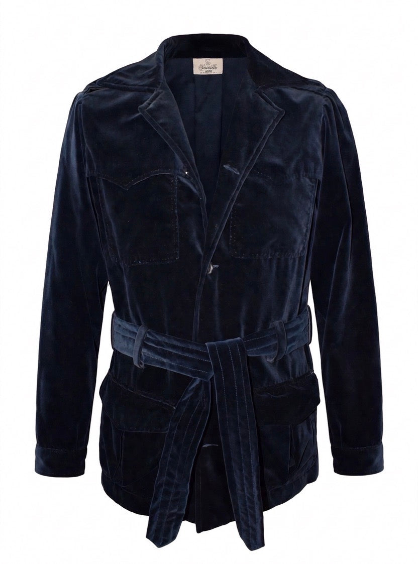 FALLISTRO giacca Safari "midnight velvet" radici patrimonio 1970