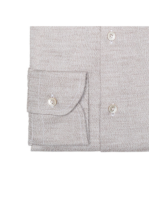 GAGLIOPPO Beige Flannel Radici Patrimonio 1970 Shirt