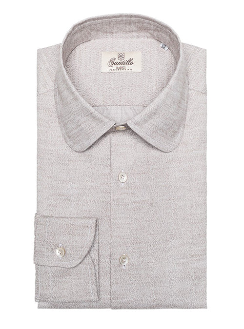 GAGLIOPPO Beige Flannel Radici Patrimonio 1970 Shirt
