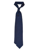 JACQUARD dark navy/azure pin silk ties
