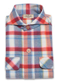 LACEDELLI radici patrimonio1970 Flannel Madras Overshirt