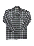 LACEDELLI green/white/orange radici patrimonio1970 Flannel Madras Overshirt