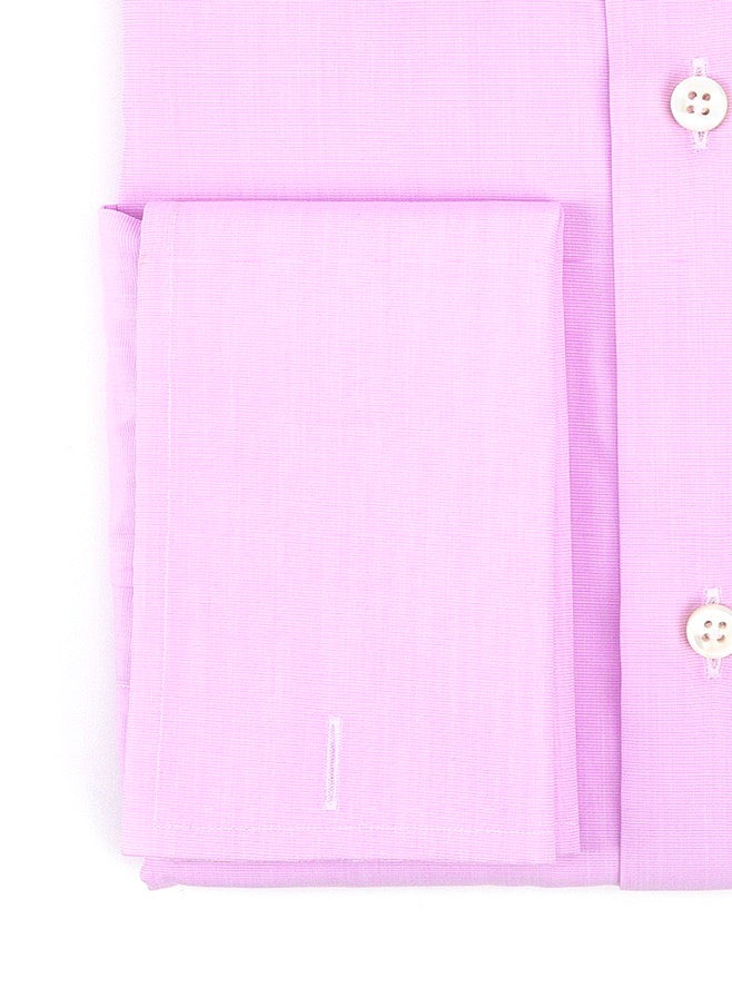 LORD FITZROY pink fil a fil giza cotton shirt