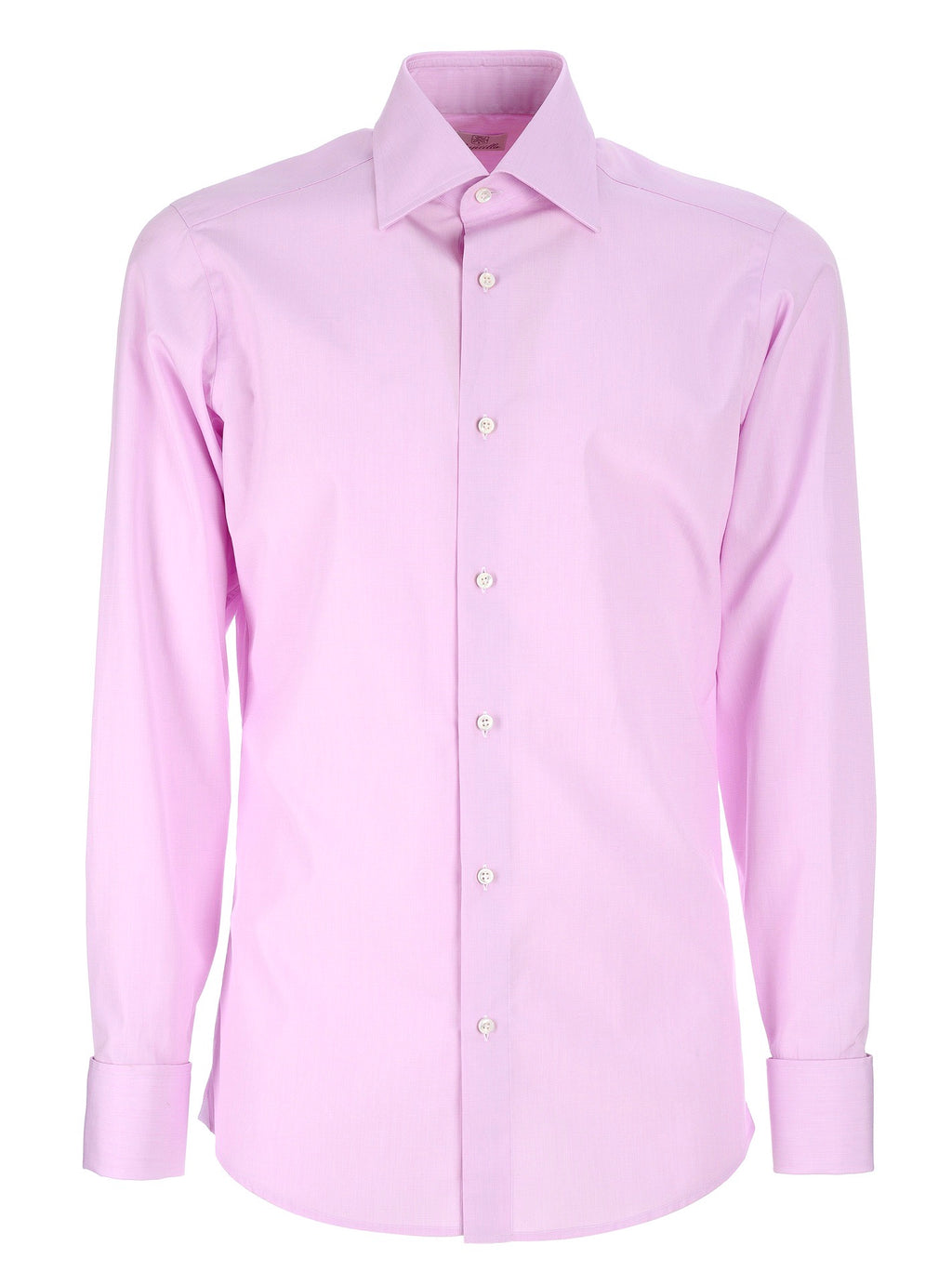 LORD FITZROY pink fil a fil giza cotton shirt