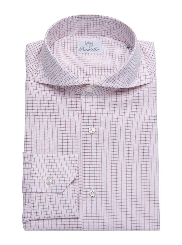 LORD ROSEBERY red windowpane check shirt