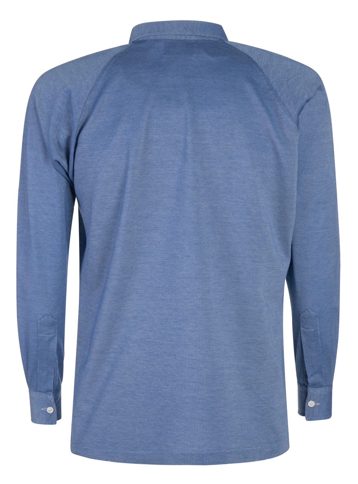 MARECHIARO pale blu radici patrimonio 1970 polo shirt