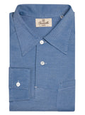 MARECHIARO pale blu radici patrimonio 1970 polo shirt