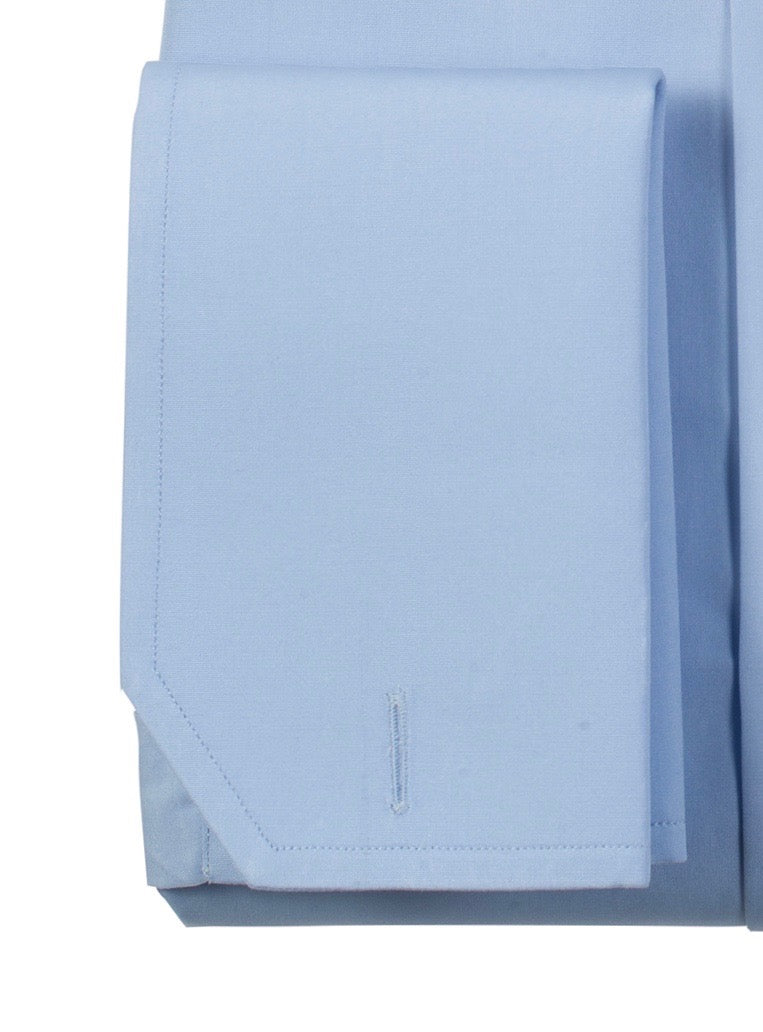MULBERRY STREET SKY-BLU double twisted cotton shirt