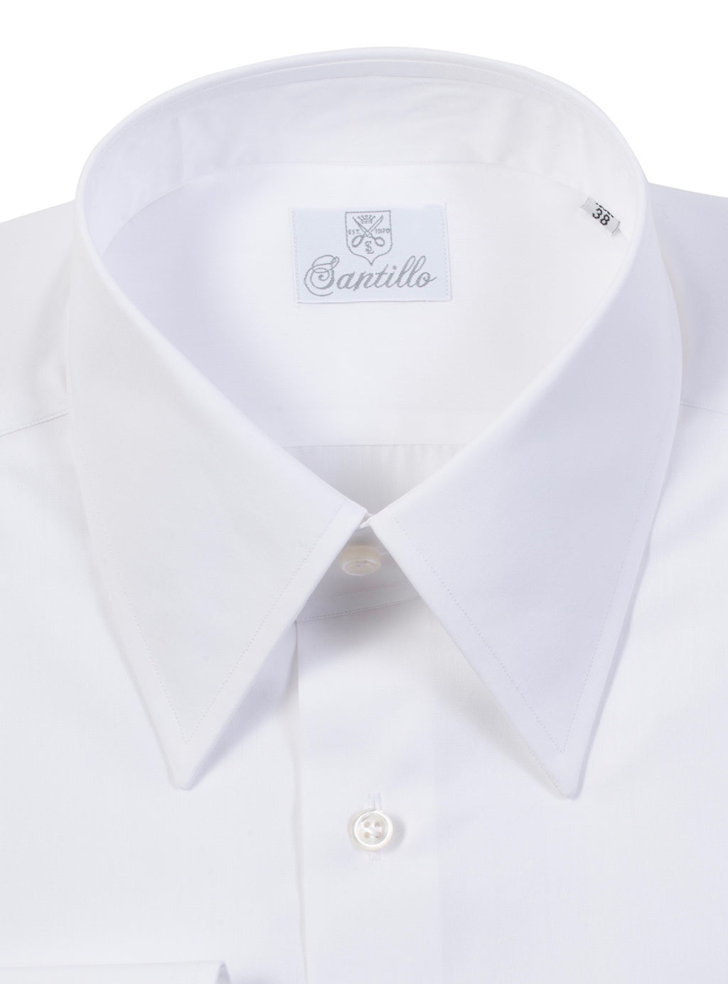 MULBERRY STREET WHITE double twisted cotton shirt