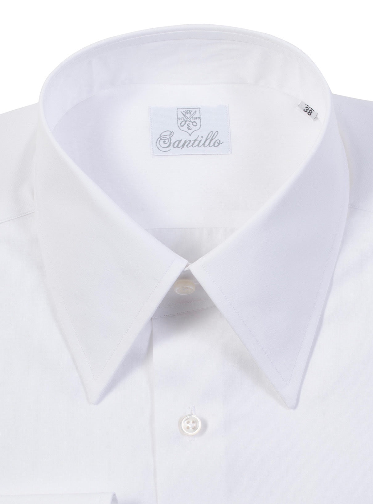 MULBERRY STREET WHITE double twisted cotton shirt