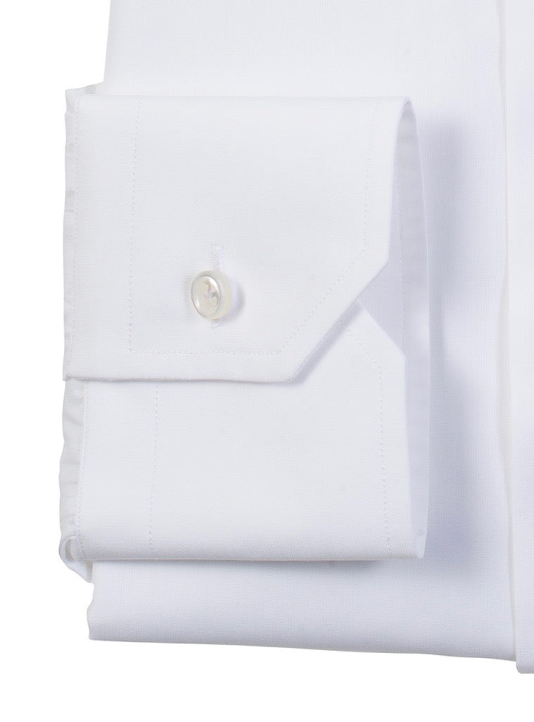 MULBERRY STREET WHITE double twisted cotton shirt