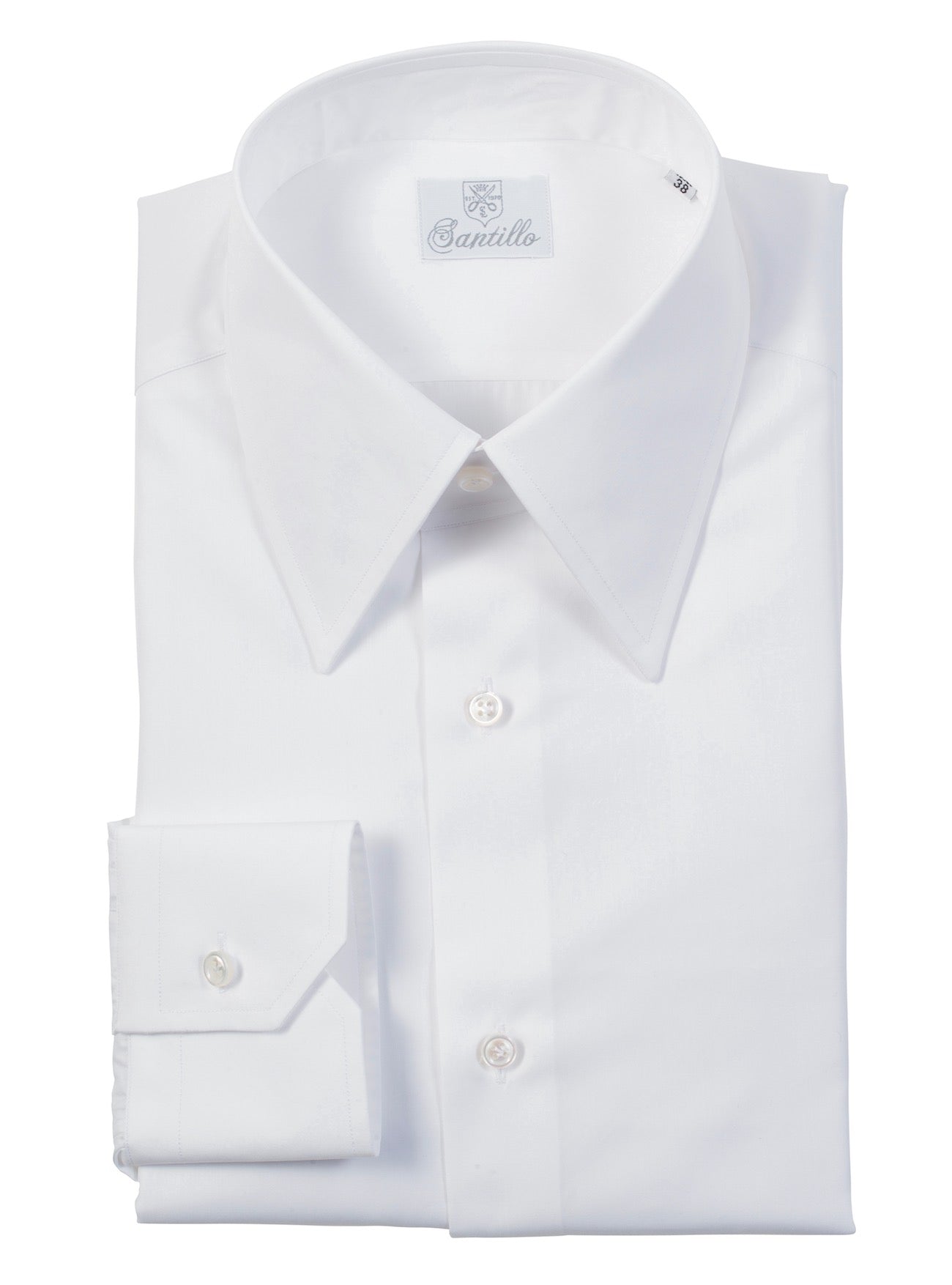 MULBERRY STREET WHITE double twisted cotton shirt