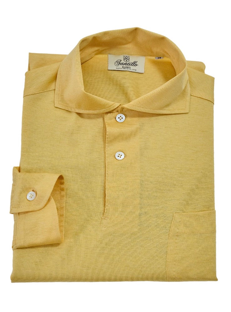 PANATTA ochre Filo di scozia radici patrimonio 1970 polo