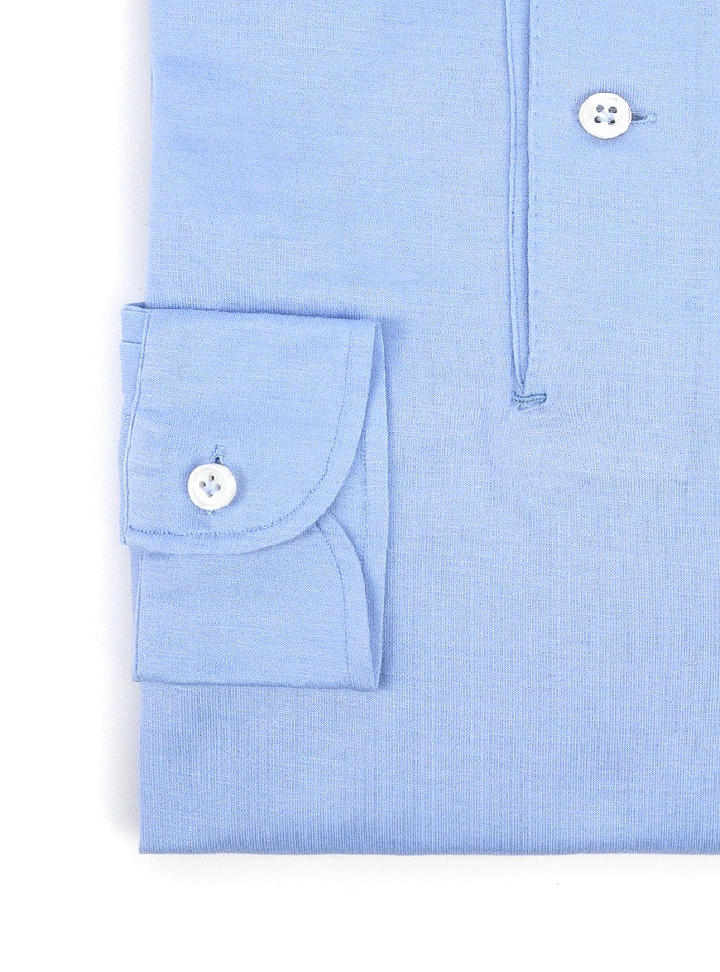 PANATTA Sky blue Filo di Scozia radici patrimonio 1970 polo