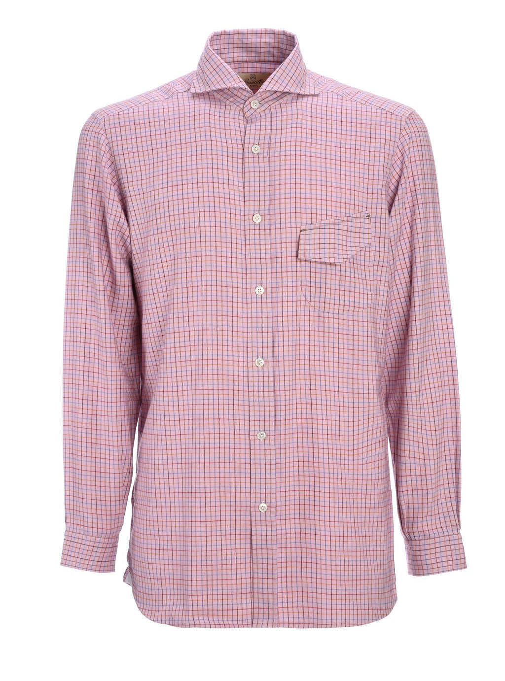 PENTEDATTILO rosé tattersall check radici patrimonio 1970 shirt
