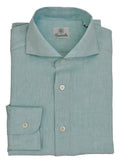 PIAZZETTA A CAPRI pale turquoise linen