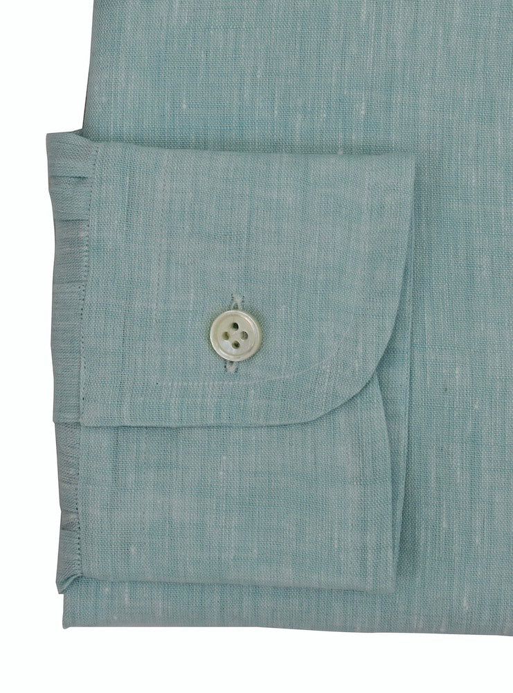 PIAZZETTA A CAPRI pale turquoise linen