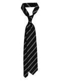 REGIMENTAL black background/ silver tie