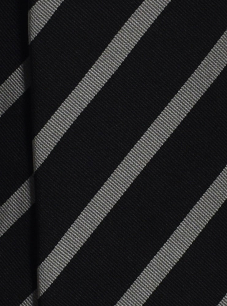 REGIMENTAL black background/ silver tie