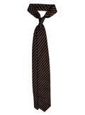 REGIMENTAL black/red/gold tie