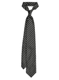 REGIMENTAL black/silver tie