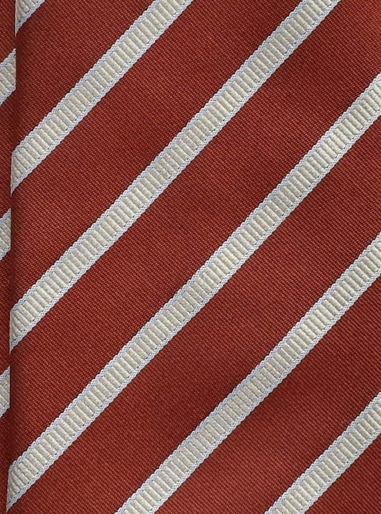 REGIMENTAL red/silver/azure tie