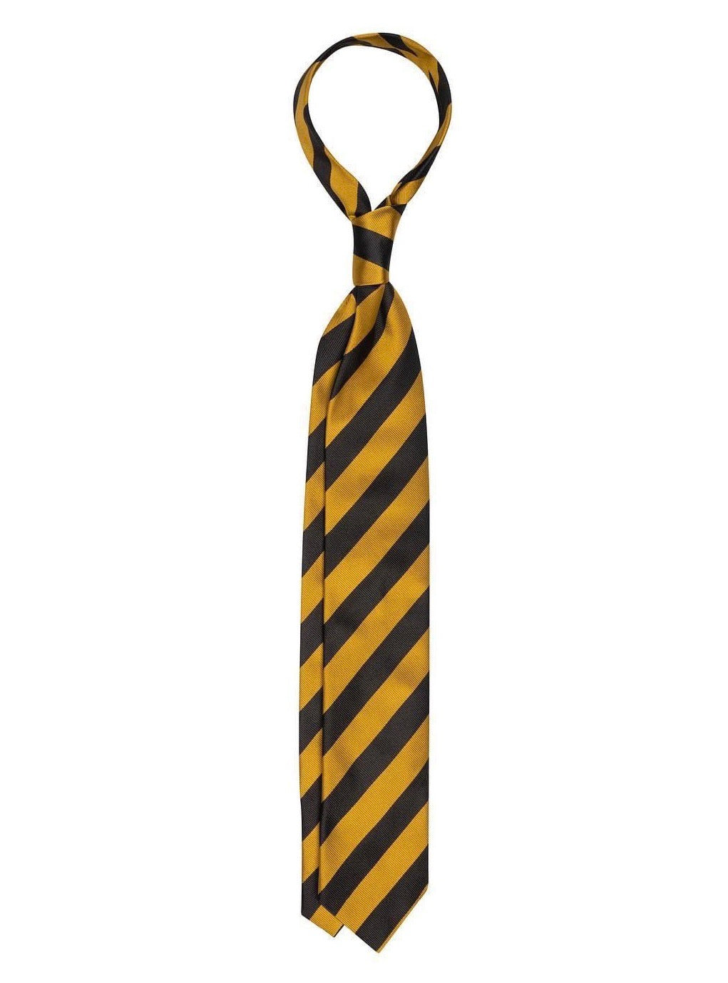 REGIMENTAL midnight-blu/gold silk tie