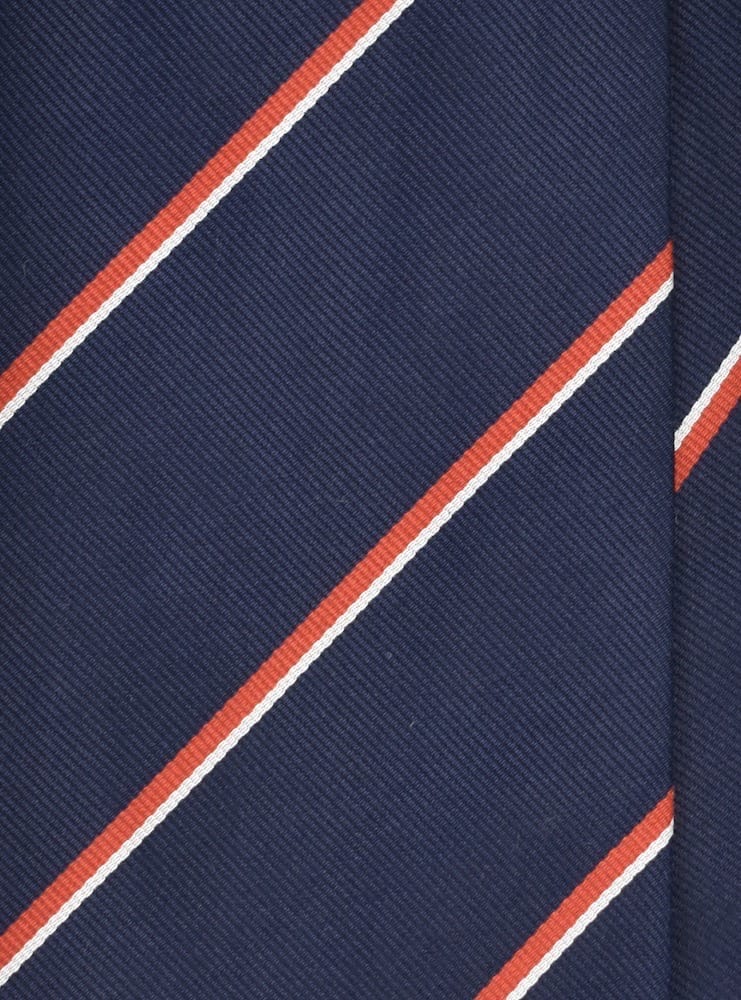 REGIMENTAL navy/red/white tie