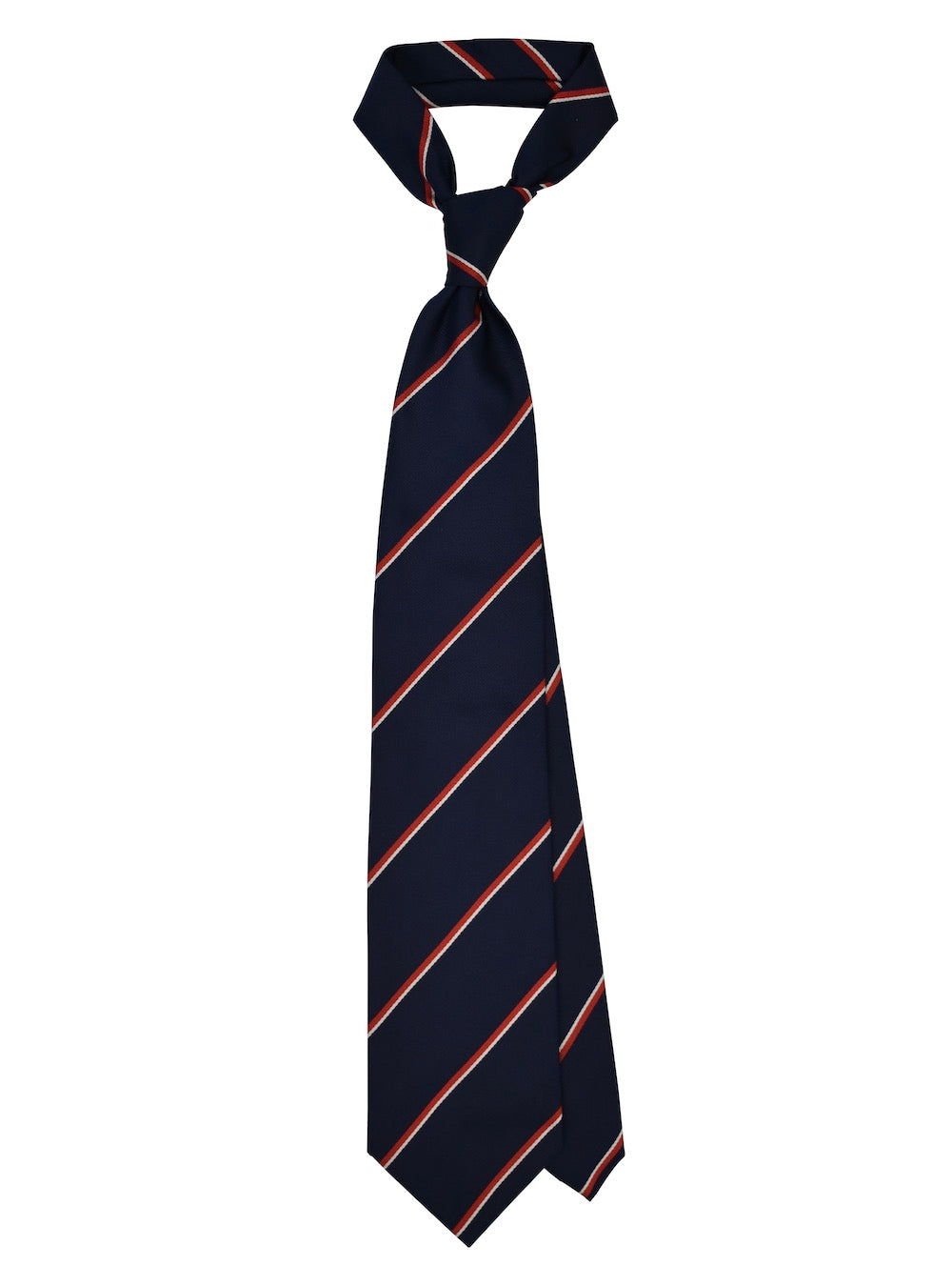 REGIMENTAL navy/red/white tie